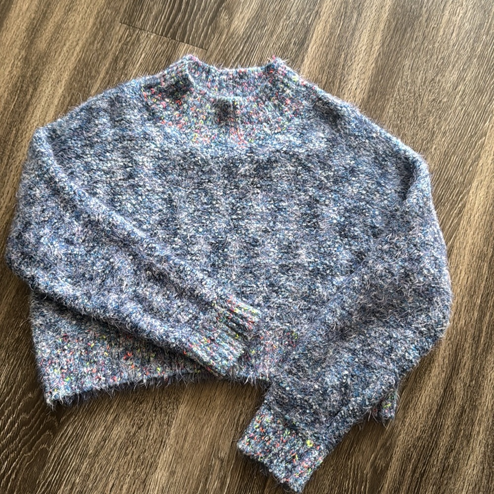 Free People Stardust Pullover - Blueberry Combo - Picture 2 of 3